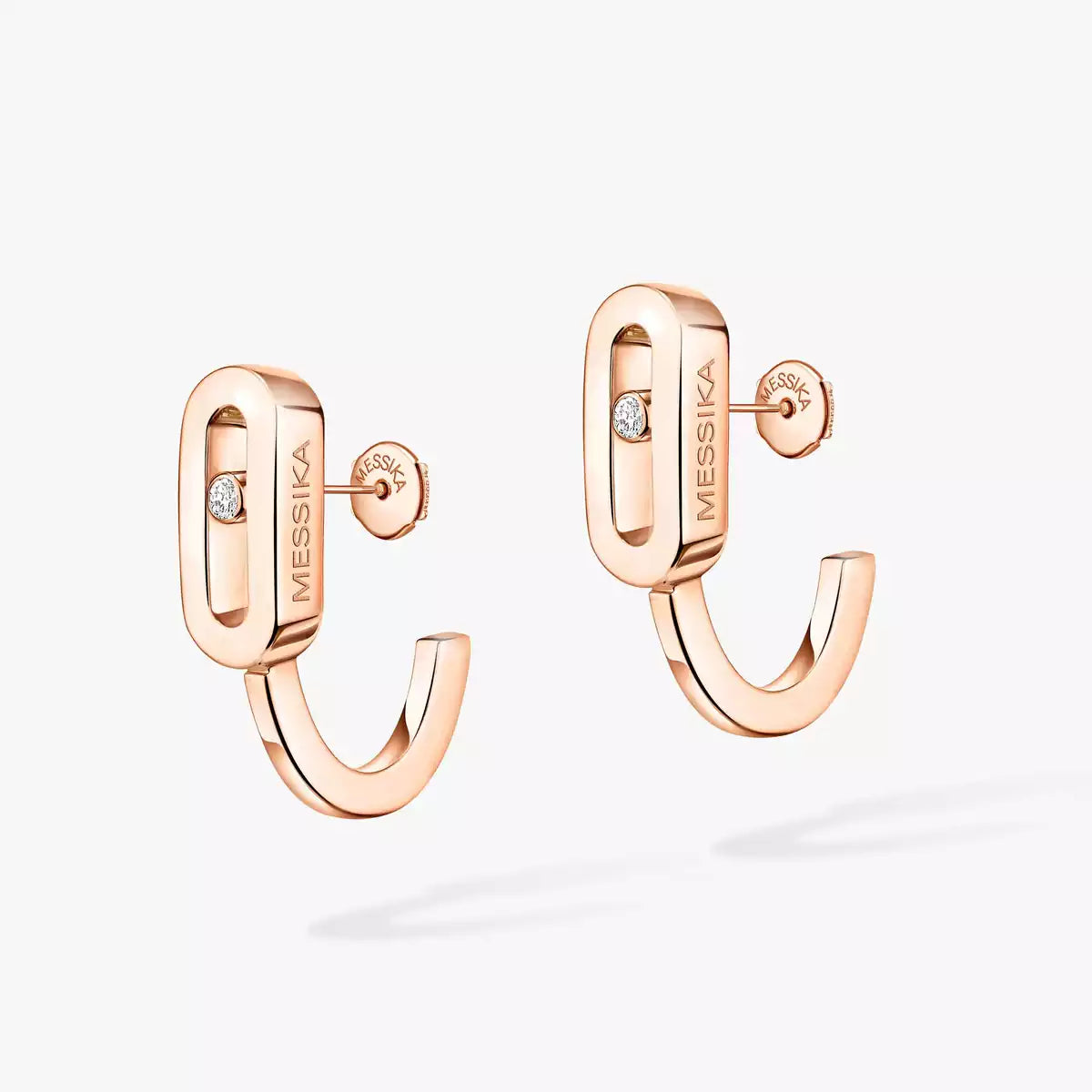 [⭐JeweliWhal]Diamond Mini Hoop Earrings Move Classique