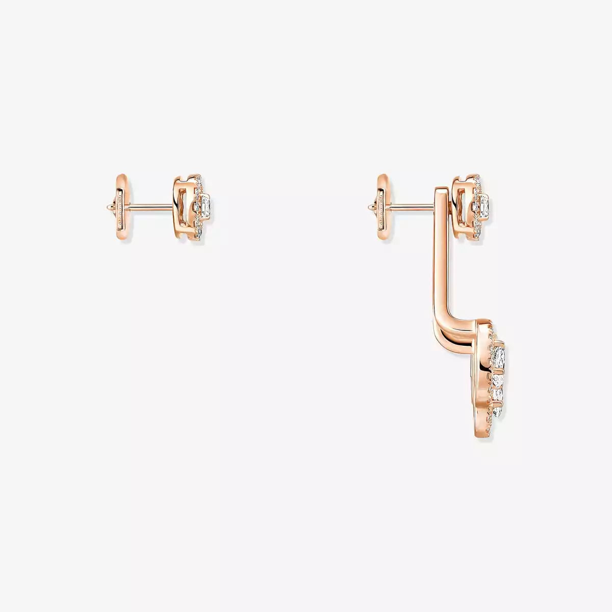 [⭐JeweliWhal] My Twin Trio  Diamond Earrings