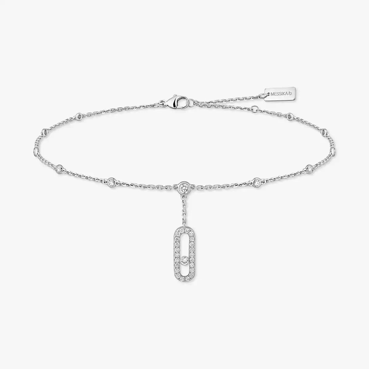 [⭐JeweliWhal] Move Uno pavé ankle bracelet