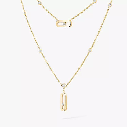 [⭐JeweliWhal] Move Uno Diamond Necklace