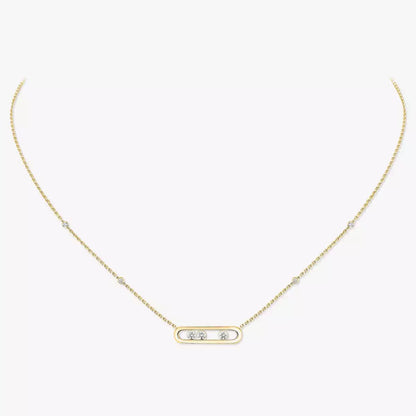 [⭐JeweliWhal] Baby Move Gold Diamond Necklace