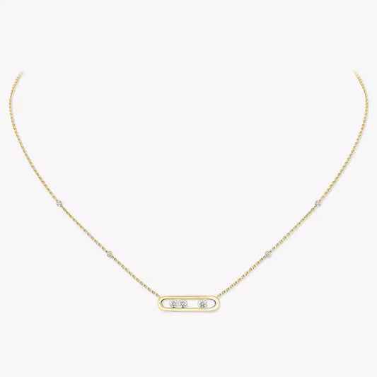 [⭐JeweliWhal] Baby Move Gold Diamond Necklace