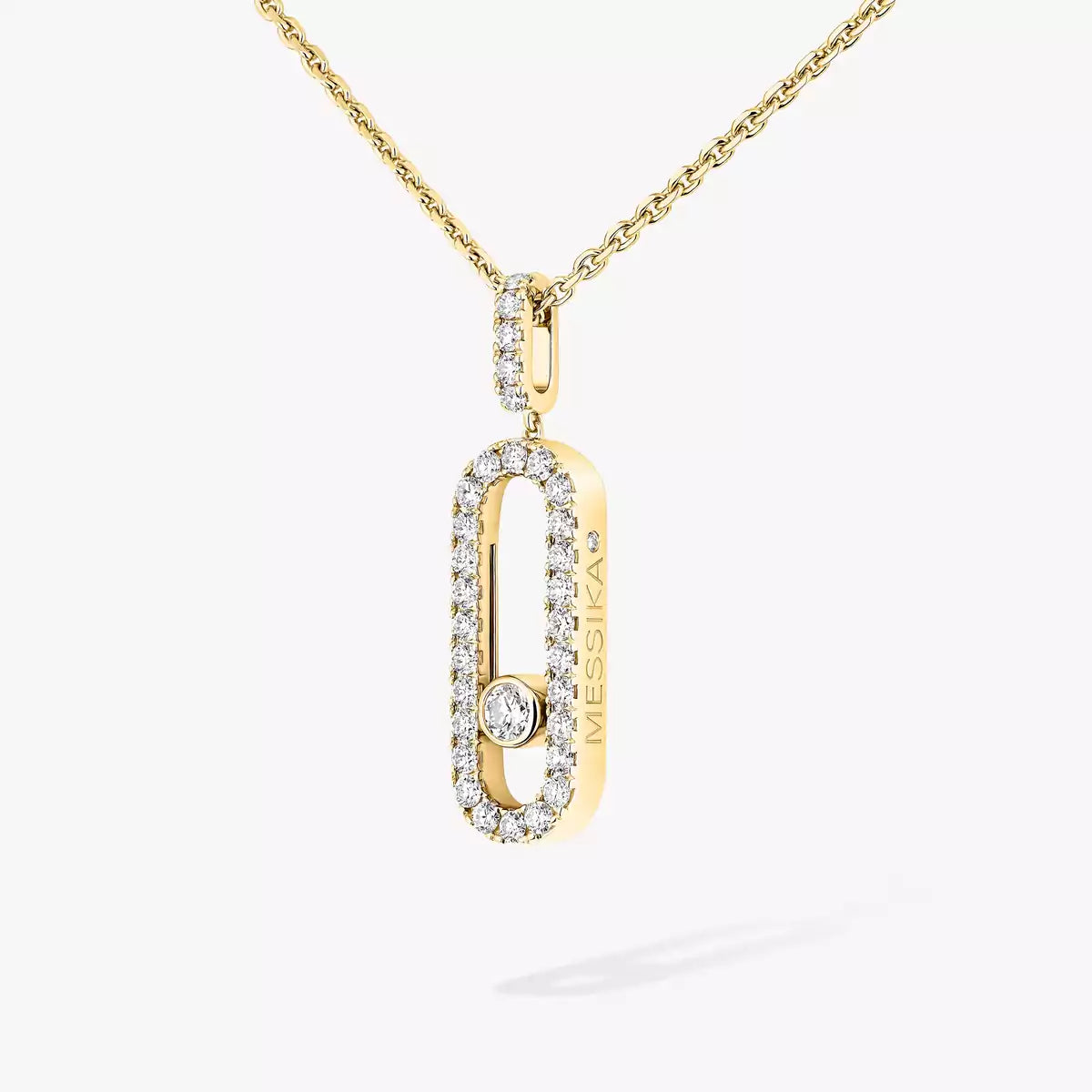 [⭐JeweliWhal]Move Uno Diamond Necklace in Rose Gold