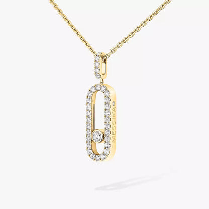 [⭐JeweliWhal]Move Uno Diamond Necklace in Rose Gold