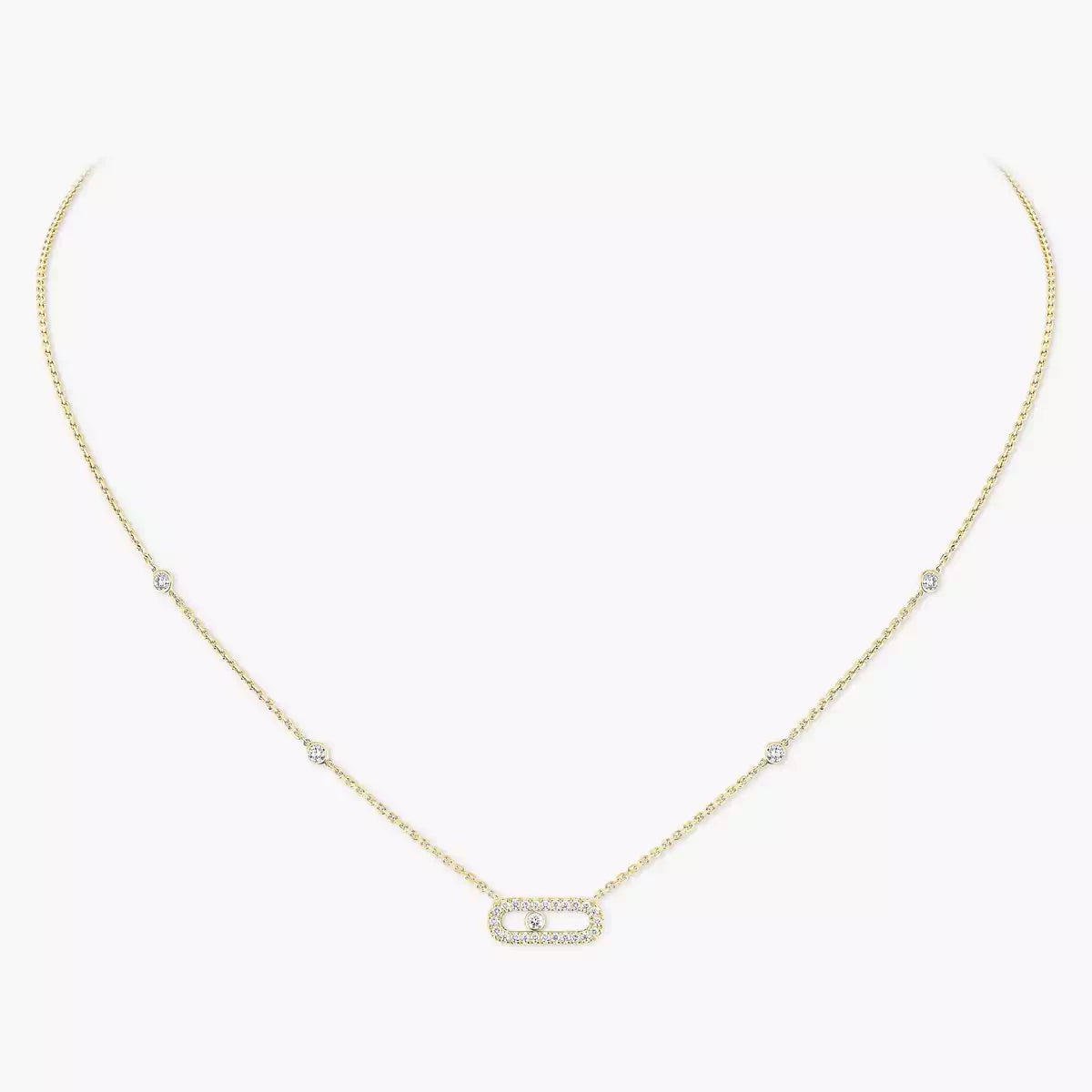 [⭐JeweliWhal]Diamond Necklace Move Uno