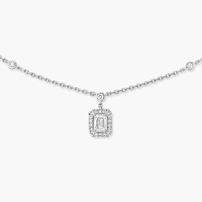 [⭐JeweliWhal]My Twin Diamond Necklace in Silver