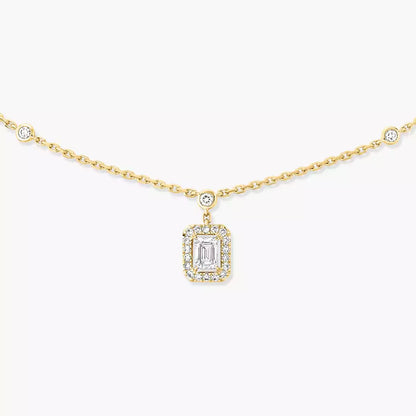 [⭐JeweliWhal]My Twin Diamond Necklace in Silver