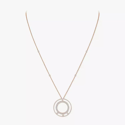 [⭐JeweliWhal]Move Romane Long Pave_-Set Diamond Necklace