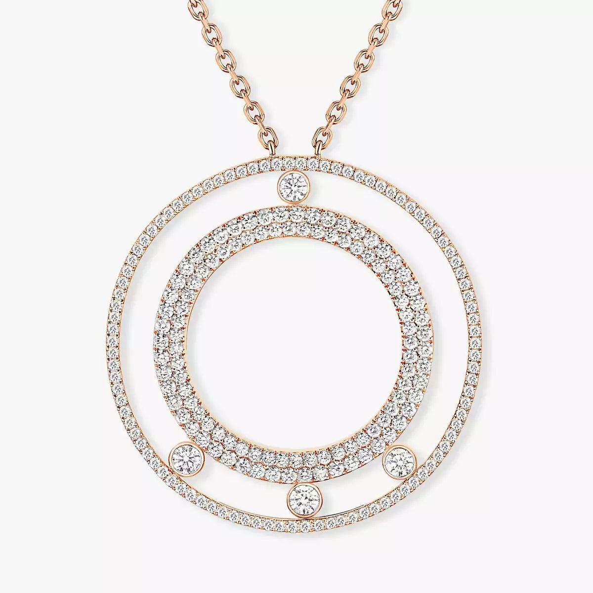 [⭐JeweliWhal]Move Romane Long Pave_-Set Diamond Necklace