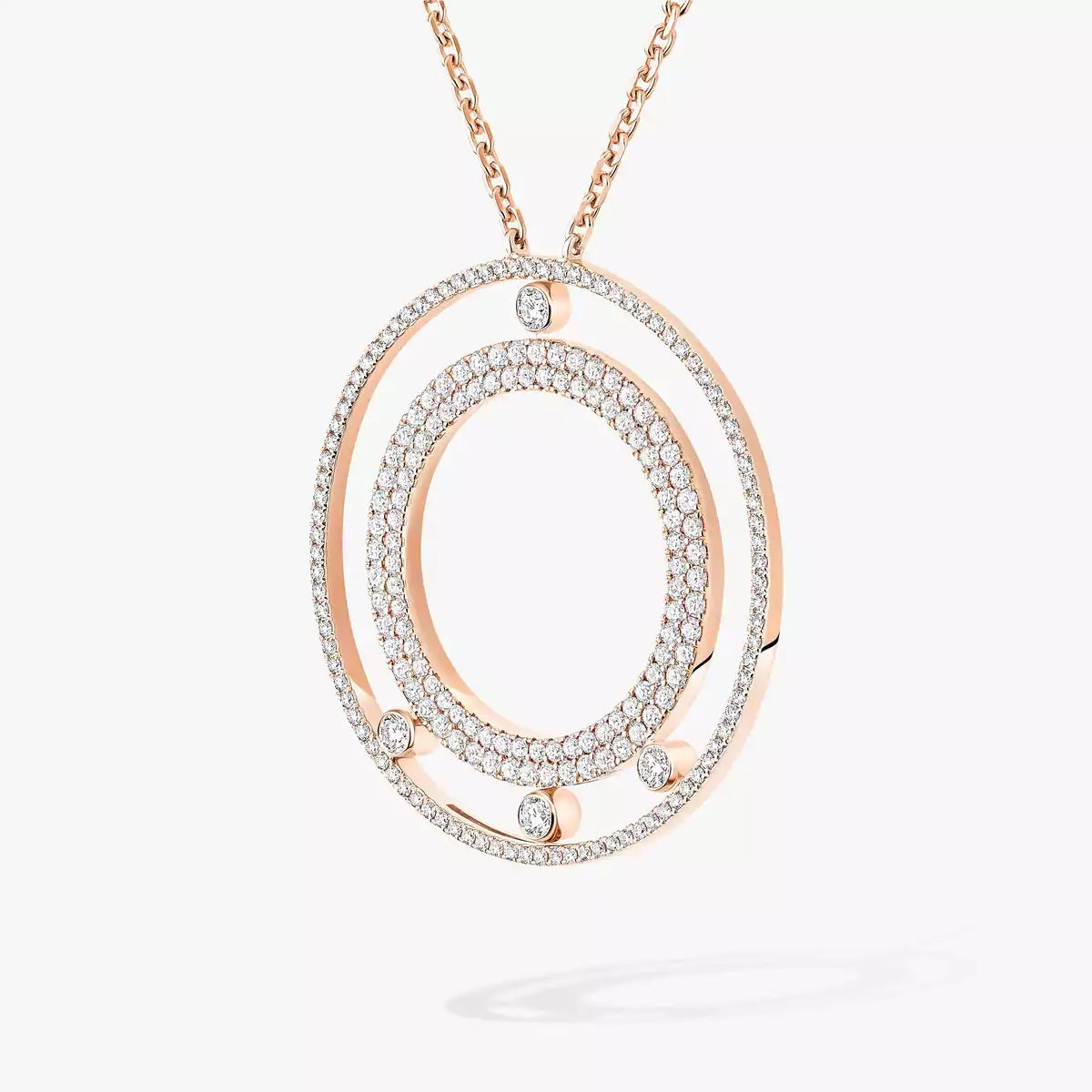 [⭐JeweliWhal]Move Romane Long Pave_-Set Diamond Necklace