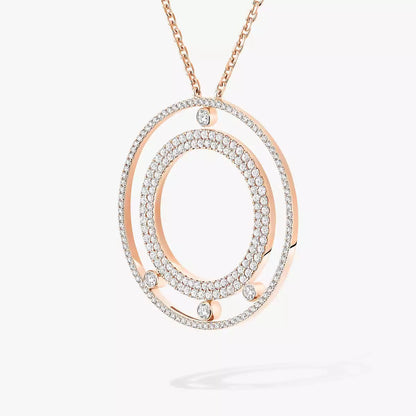 [⭐JeweliWhal]Move Romane Long Pave_-Set Diamond Necklace