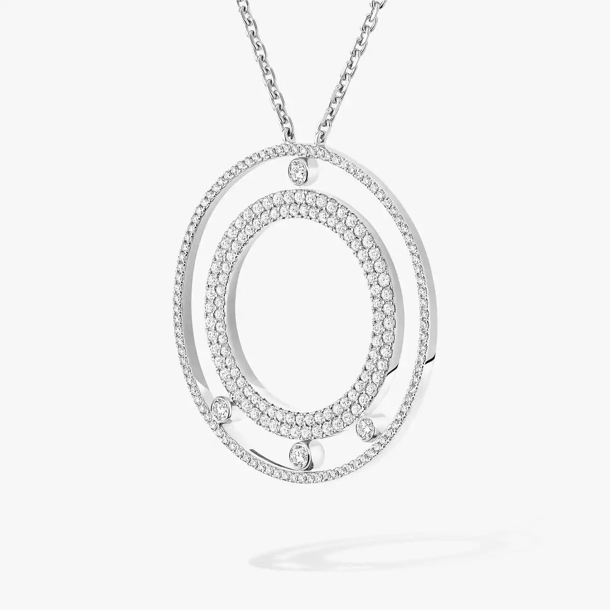 [⭐JeweliWhal]Move Romane Long Pave_-Set Diamond Necklace