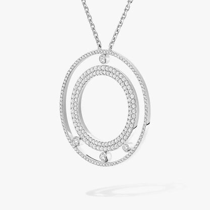[⭐JeweliWhal]Move Romane Long Pave_-Set Diamond Necklace