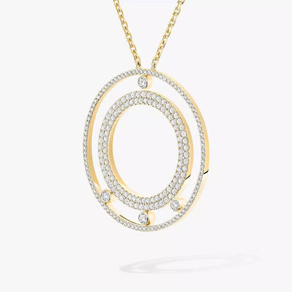 [⭐JeweliWhal]Move Romane Long Pave_-Set Diamond Necklace