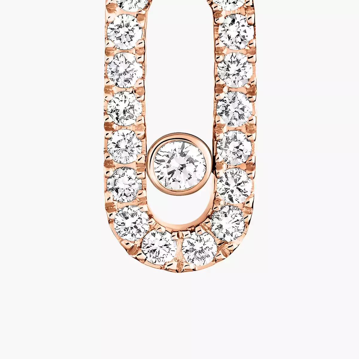 [⭐JeweliWhal]Move Uno Single Diamond Hoop Earring