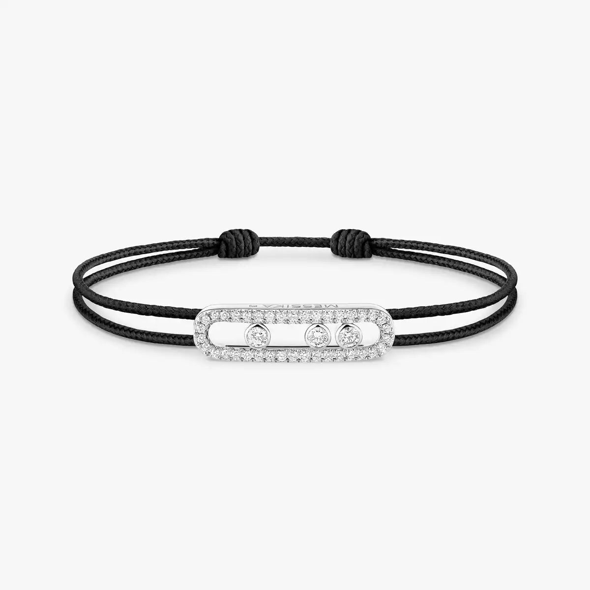 [⭐JeweliWhal]Messika Care(s) pink cord pavé bracelet