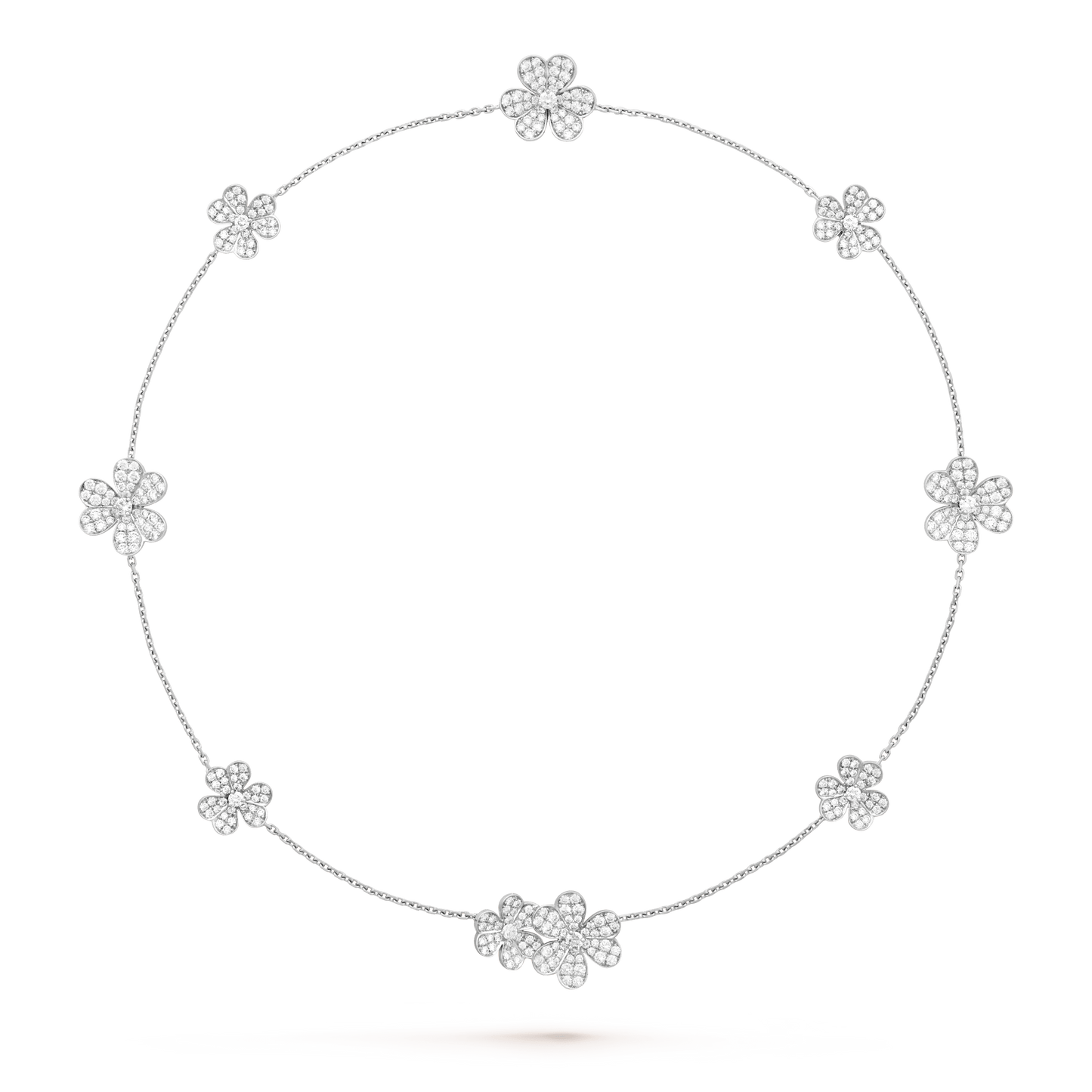 [⭐JeweliWhal]FRIVOLE SILVER 9 FLOWERS NECKLACE