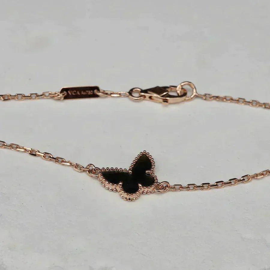 [⭐JeweliWhal]BUTTERFLY ONYX  BUTTERFLY BRACELET