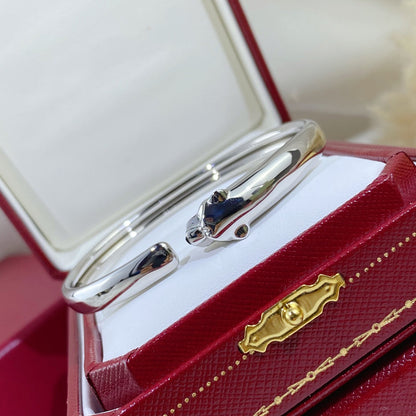 [⭐JeweliWhal]PANTHERE SILVER OPEN BRACELET