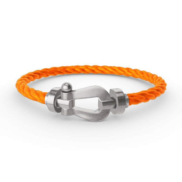 [⭐JeweliWhal]FORCE LARGE HORSESHOE NO DIAMOND BRACELET SILVER