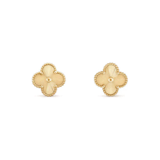 [⭐JeweliWhal]CLOVER MEDIUM 1 MOTIFS LASER EARRINGS