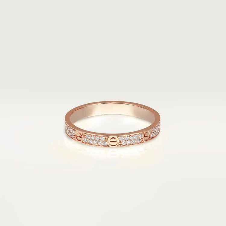 [⭐JeweliWhal]LOVE RING 2.65MM DIAMOND