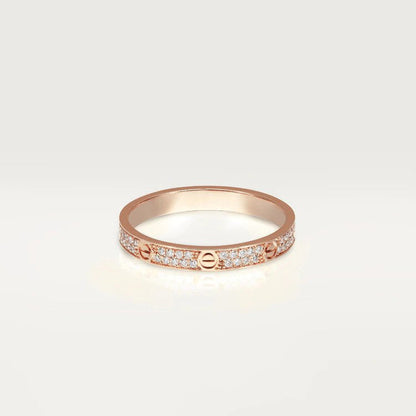[⭐JeweliWhal]LOVE RING 2.65MM DIAMOND